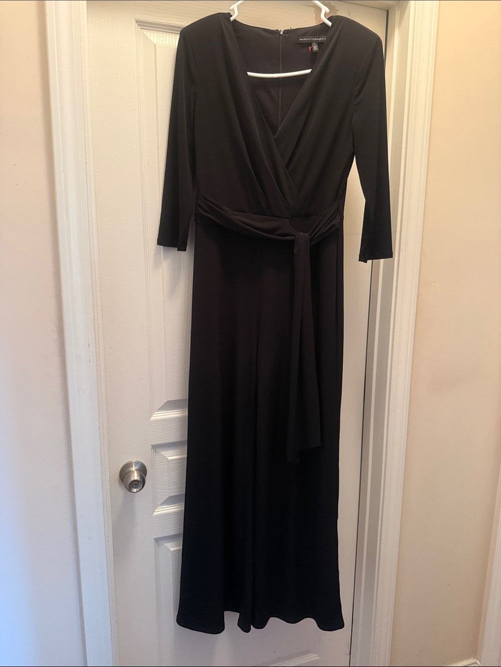 White House Black Market Black Jumpsuit /rompers with Waist Tie